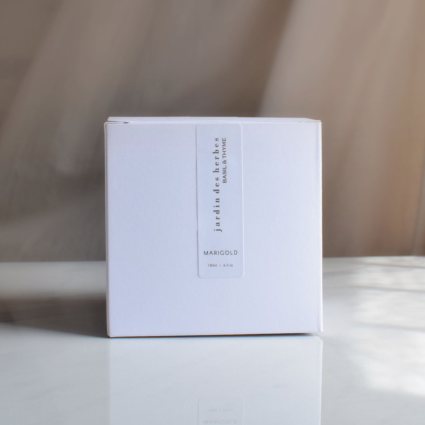 Jardin des herbes eco soy wax scented candle boxed