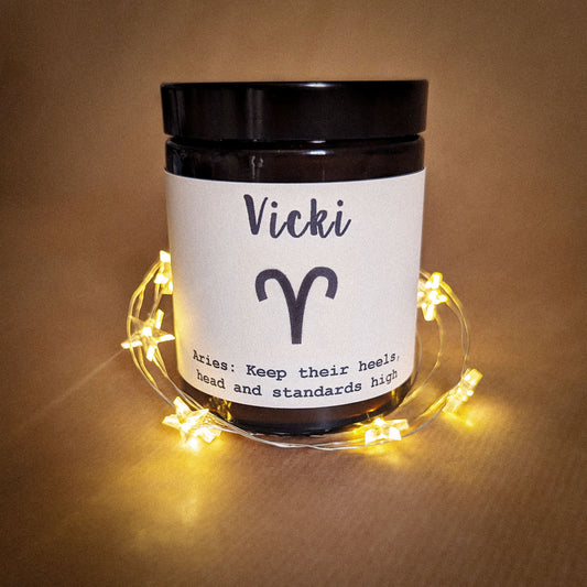 180ml Personalised Scented Zodiac Candle