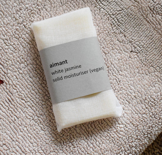 Vegan Solid Moisturiser White Jasmine essential oil