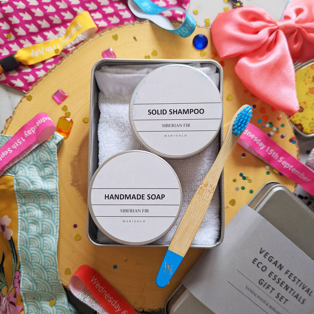 Vegan Festival Eco Essentials Gift Set  open