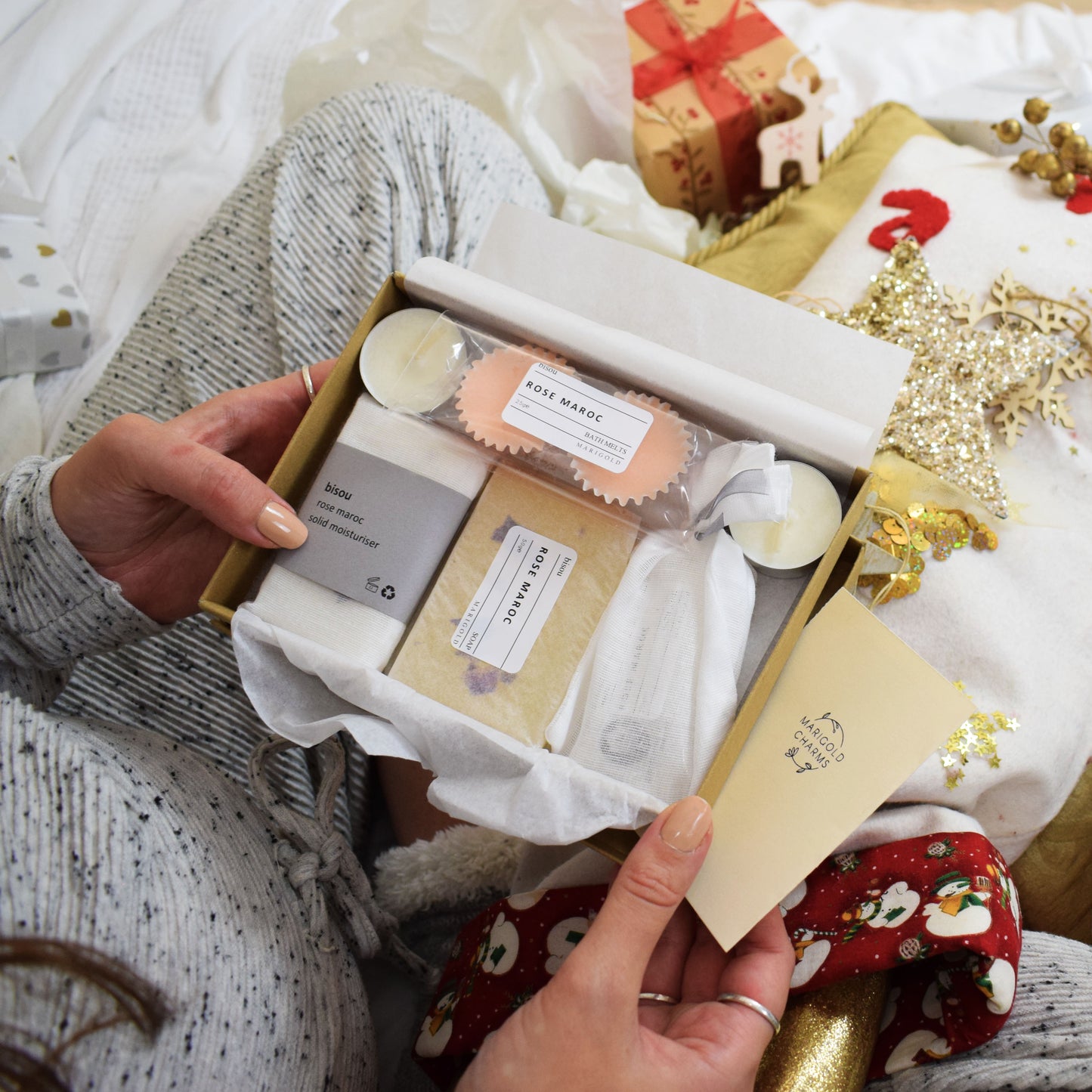 Rose Maroc letterbox spa gift set 