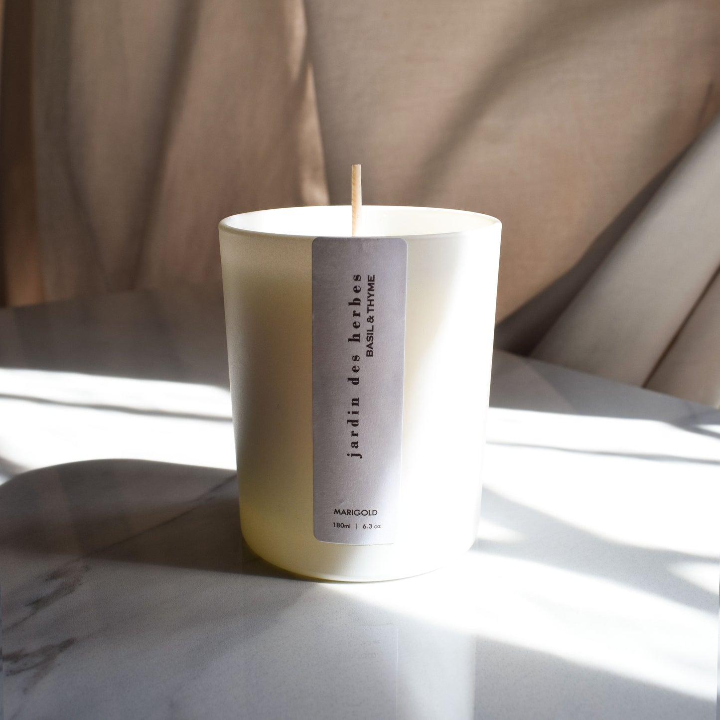 Jardin des herbes eco soy wax scented candle