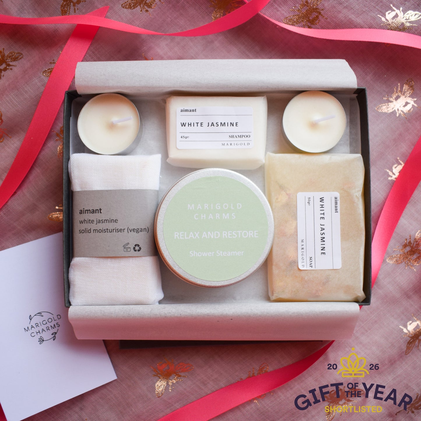 Vegan Organic Letterbox Shower Spa Gift Colllection