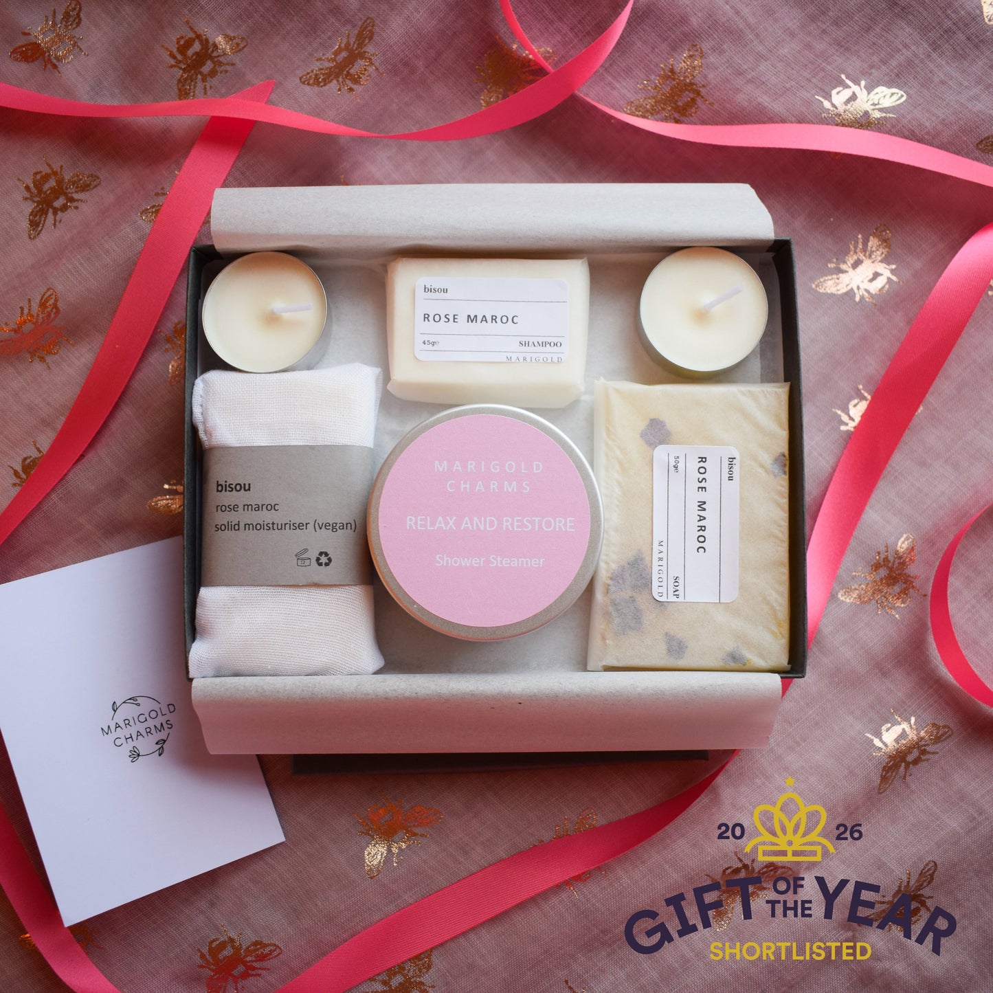 Vegan Organic Letterbox Shower Spa Gift Colllection