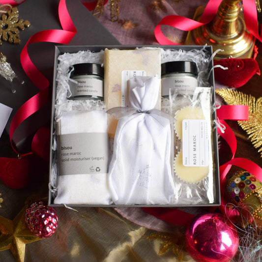 luxury organic letterbox spa gift set