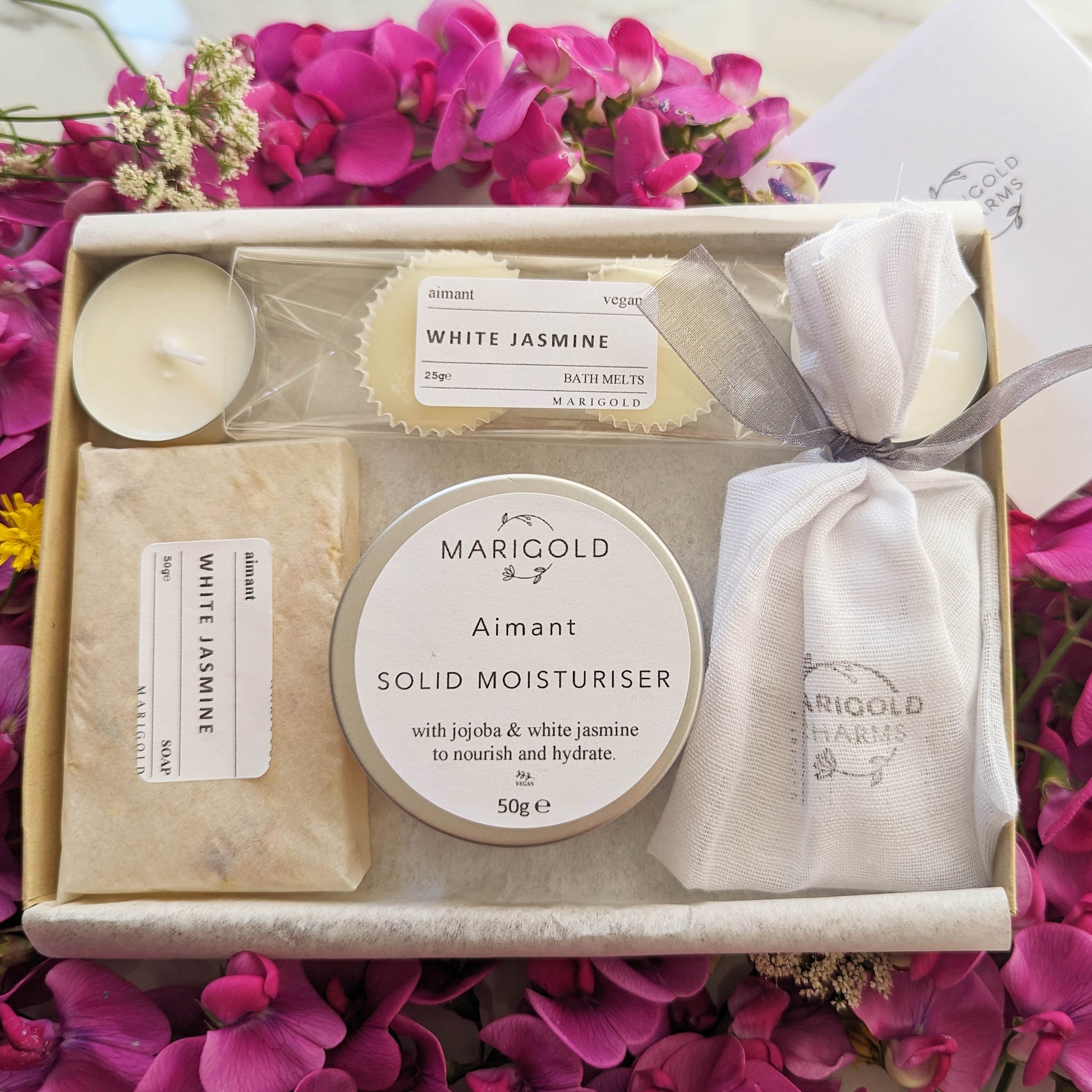 White Jasmine Sustainable Letterbox Spa Gift Set