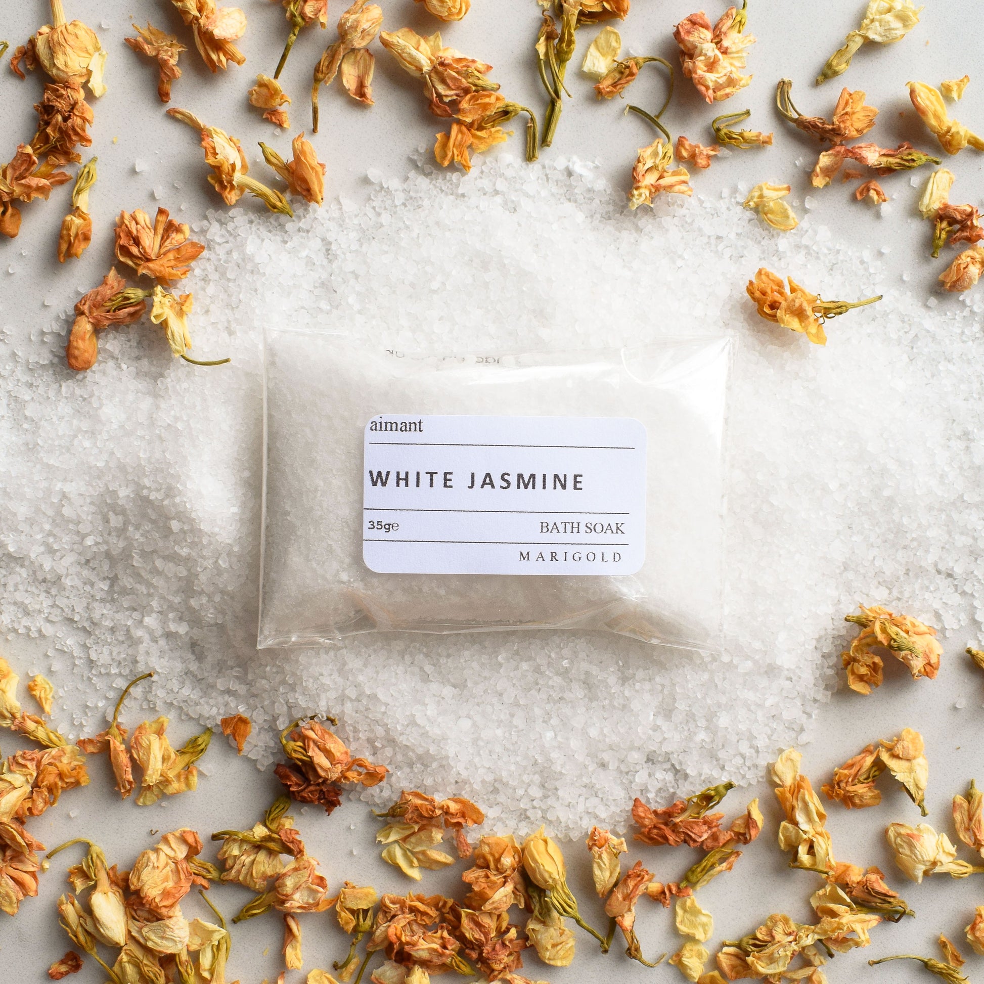 Marigold Charms Vegan Luxury Organic Letterbox Spa Gift Set bath soak