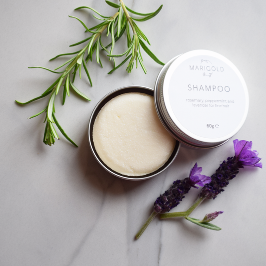 Rosemary Peppermint & Lavender Solid Shampoo Bar open