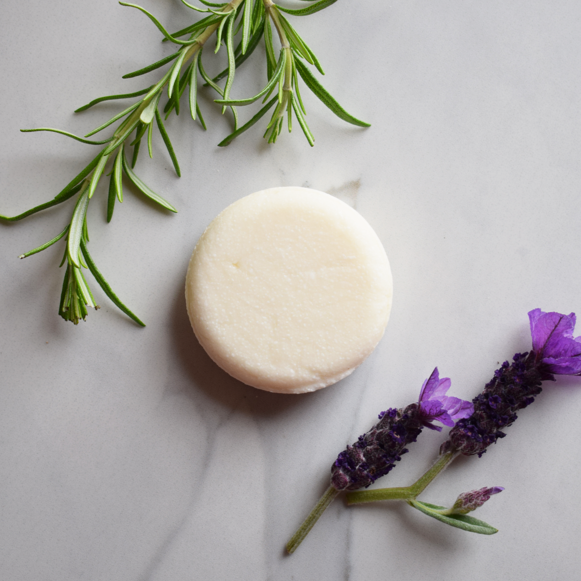 Rosemary Peppermint & Lavender Solid  naked Shampoo Bard