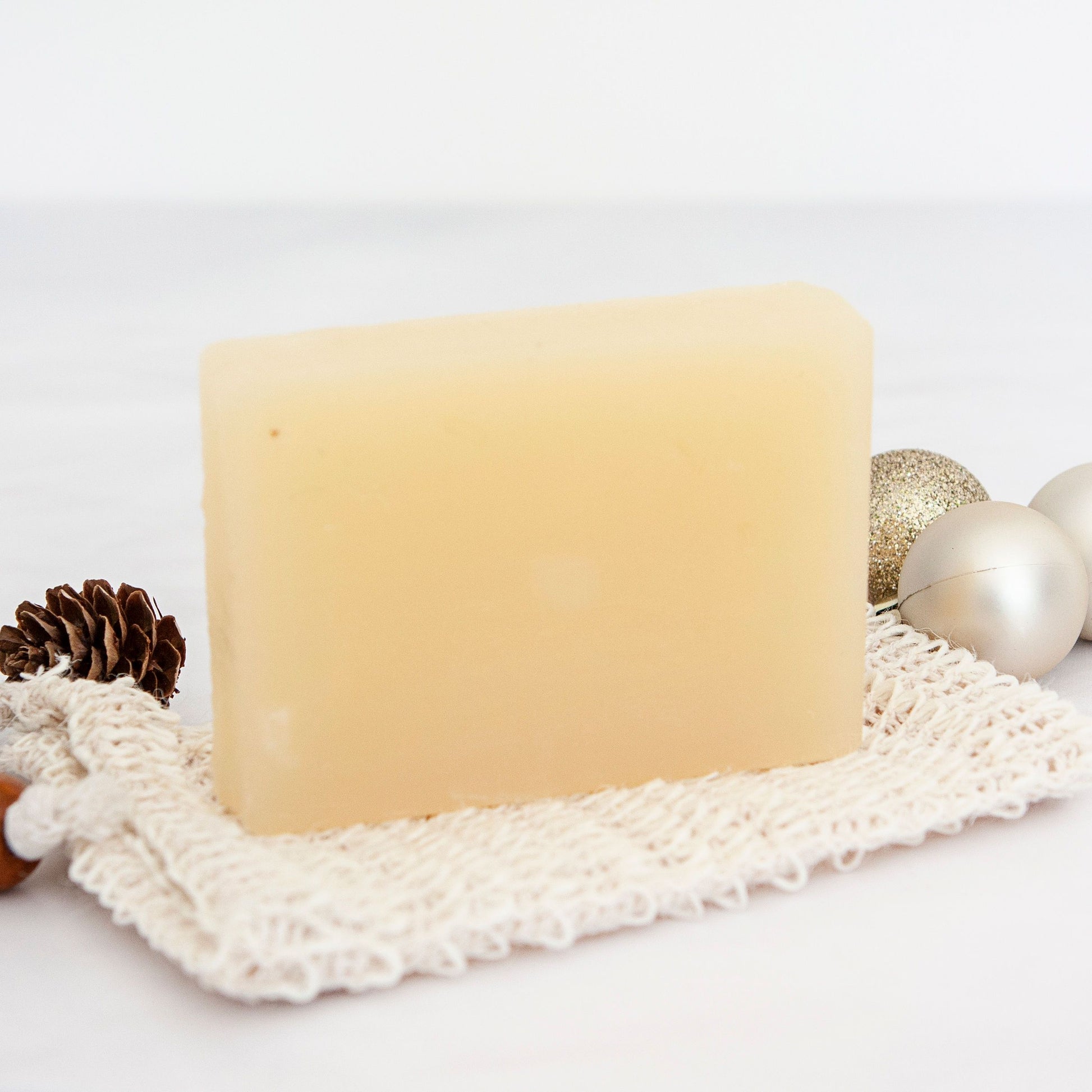 Personalised Handmade Organic Soap In A Sisal Bag