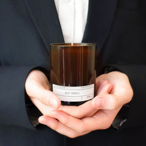 Personalised Boy Smell Wellbeing Scented Candle
