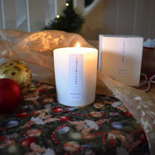 White Christmas Eco Soy Wax Candle