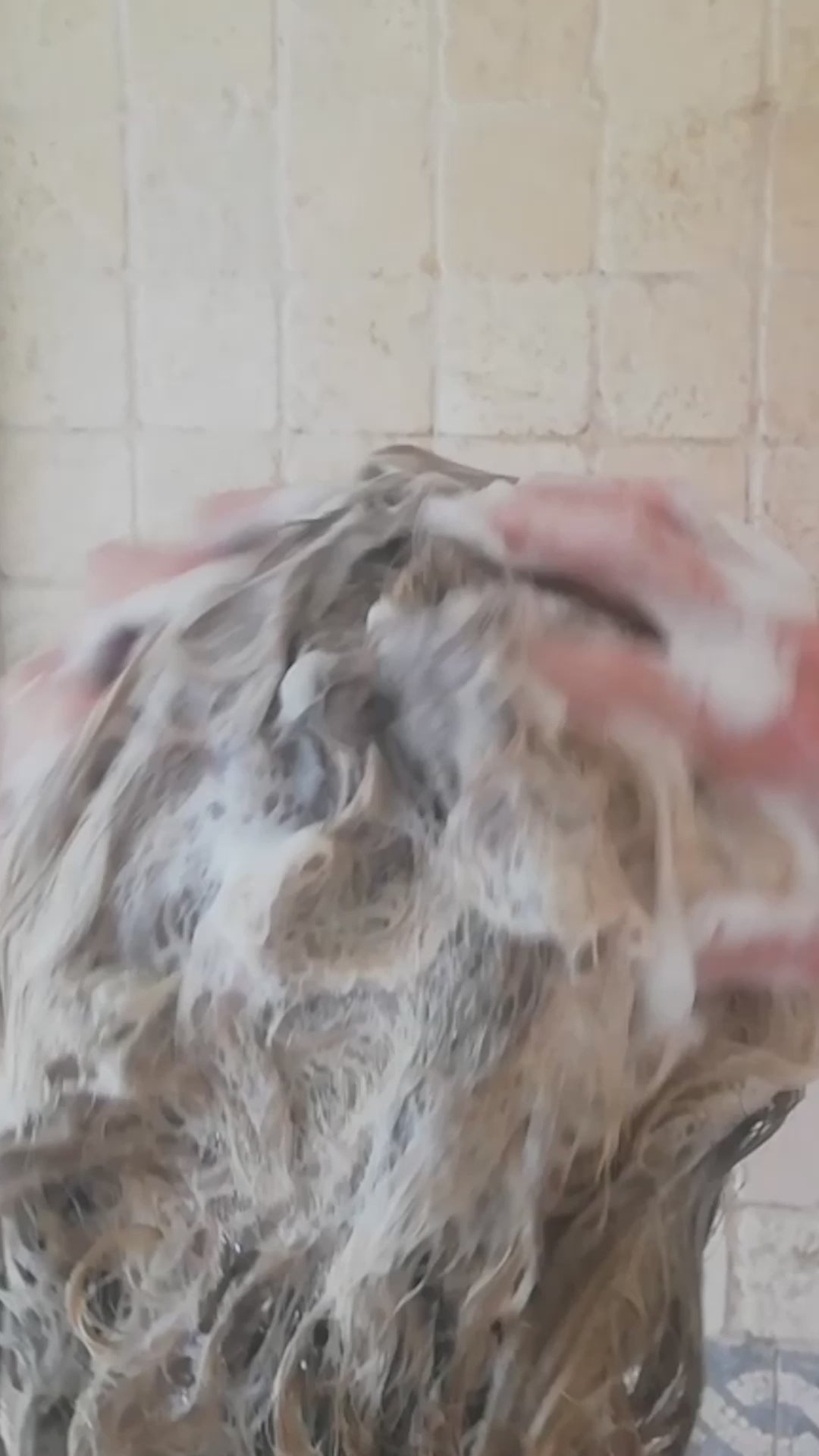 'Citrus Burst' Solid Shampoo Bar foam video