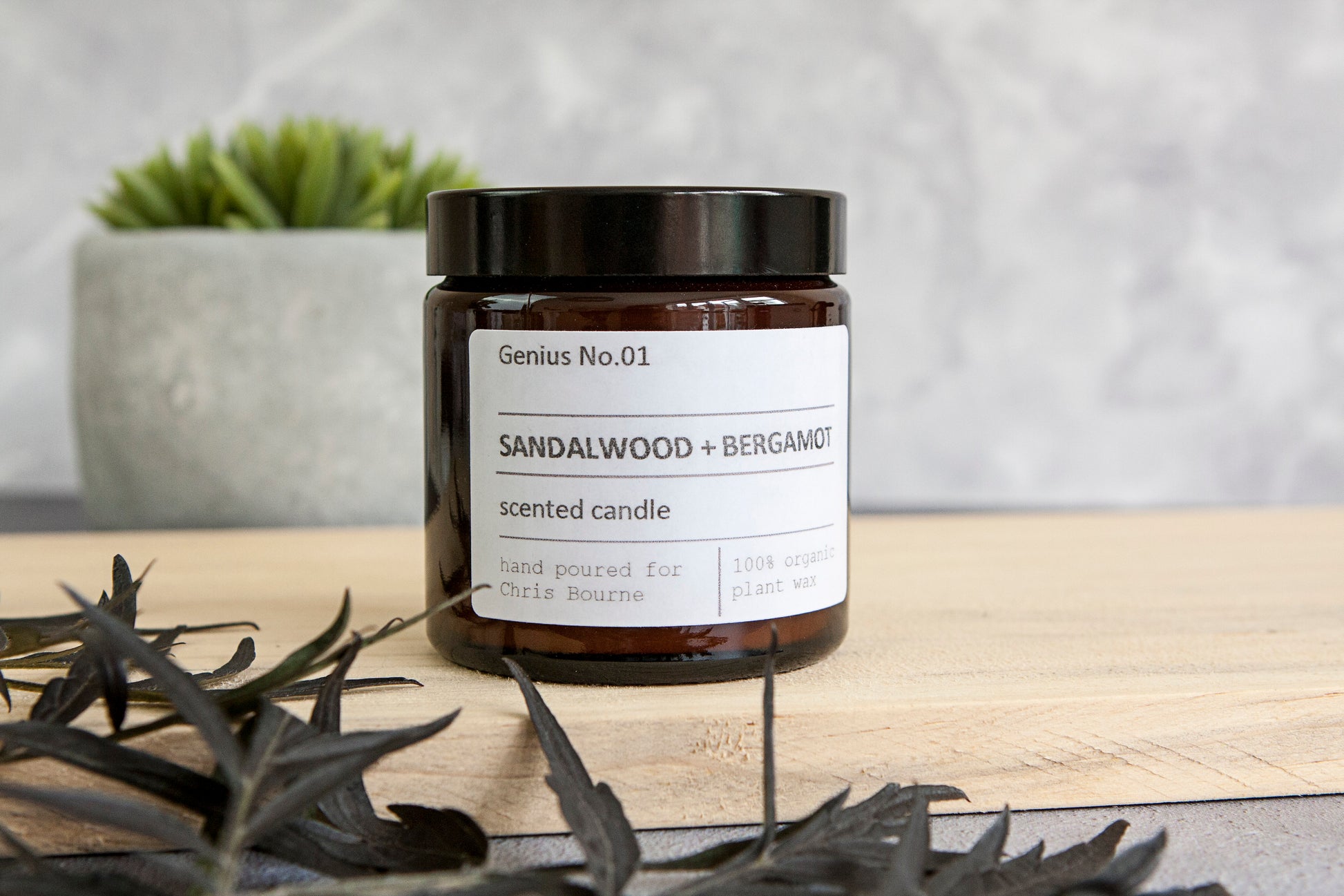 Organic Wellbeing Spa Collection scented candle