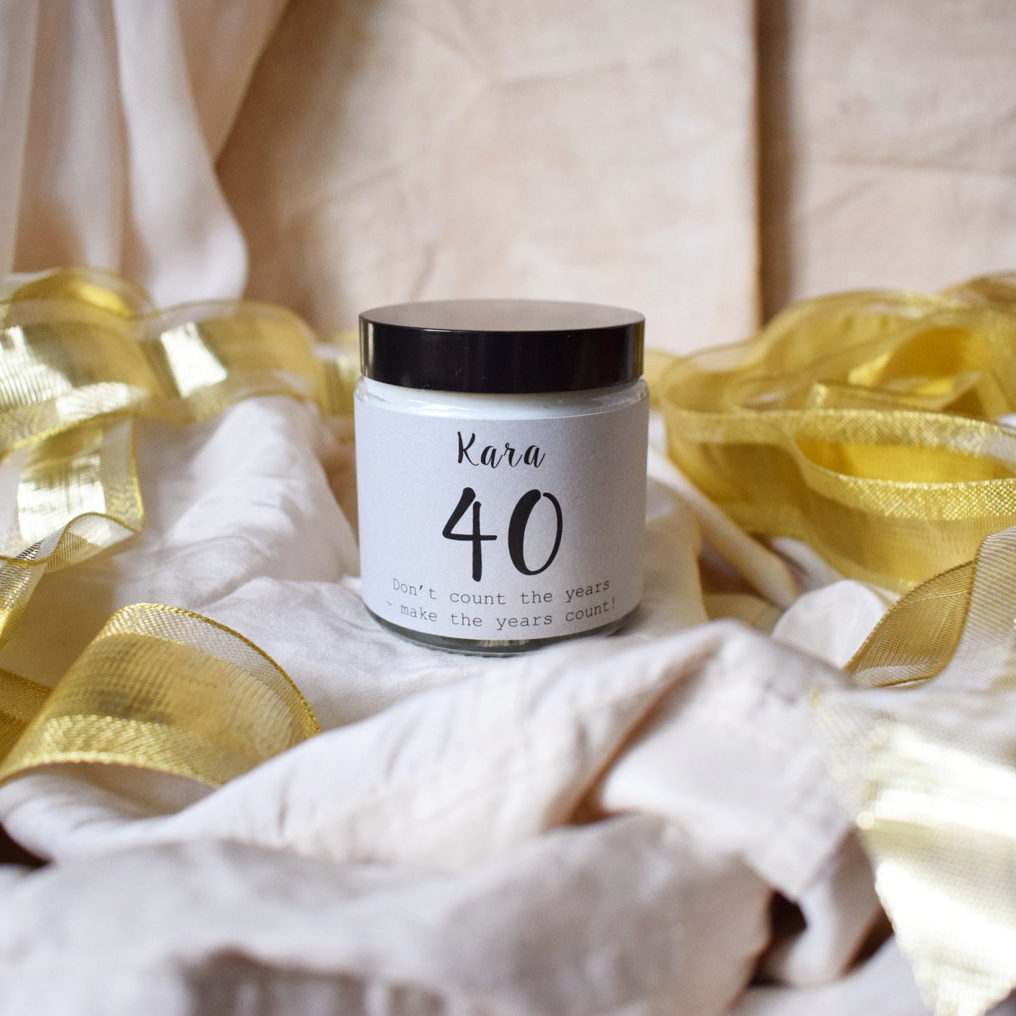 40th Birthday Scented Candle