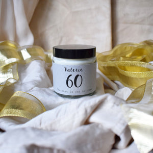 60th Birthday Scented Candle