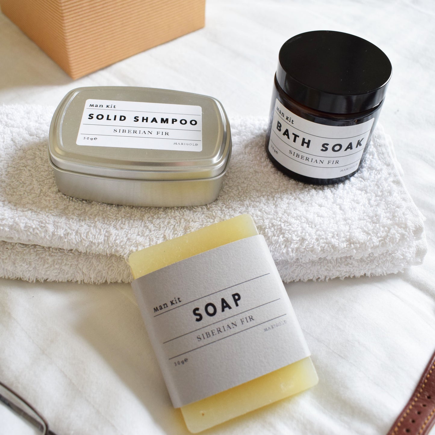 Personalised Vegan Mens Grooming Gift Collection