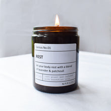 Load image into Gallery viewer, Personalised &#39;Rest&#39; Wellbeing Scented Candle