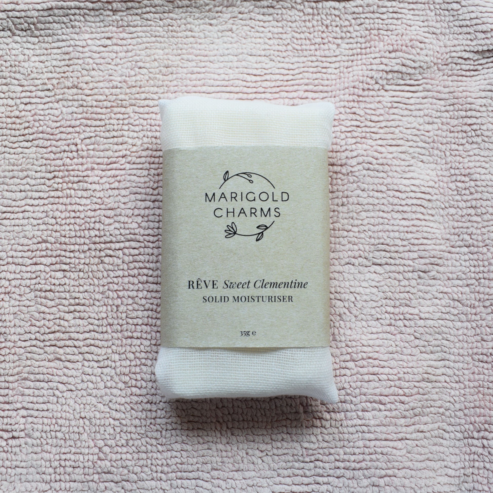 sweet clementine solid lotion moisturiser bar