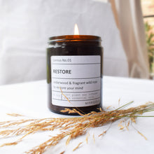 Load image into Gallery viewer, Personalised &#39;Restore&#39; Wellbeing Scented Candle