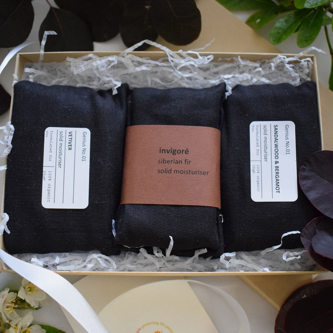 Organic Solid Moisturiser Gift Collection - Outlet