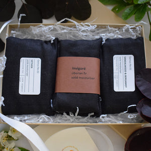 Vegan Organic Solid Moisturiser Gift Collection - Outlet