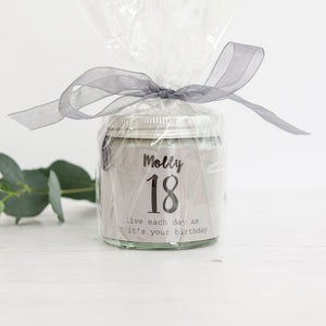 18th Birthday Scented Candle