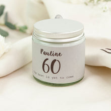 Load image into Gallery viewer, 60th Birthday Scented Candle