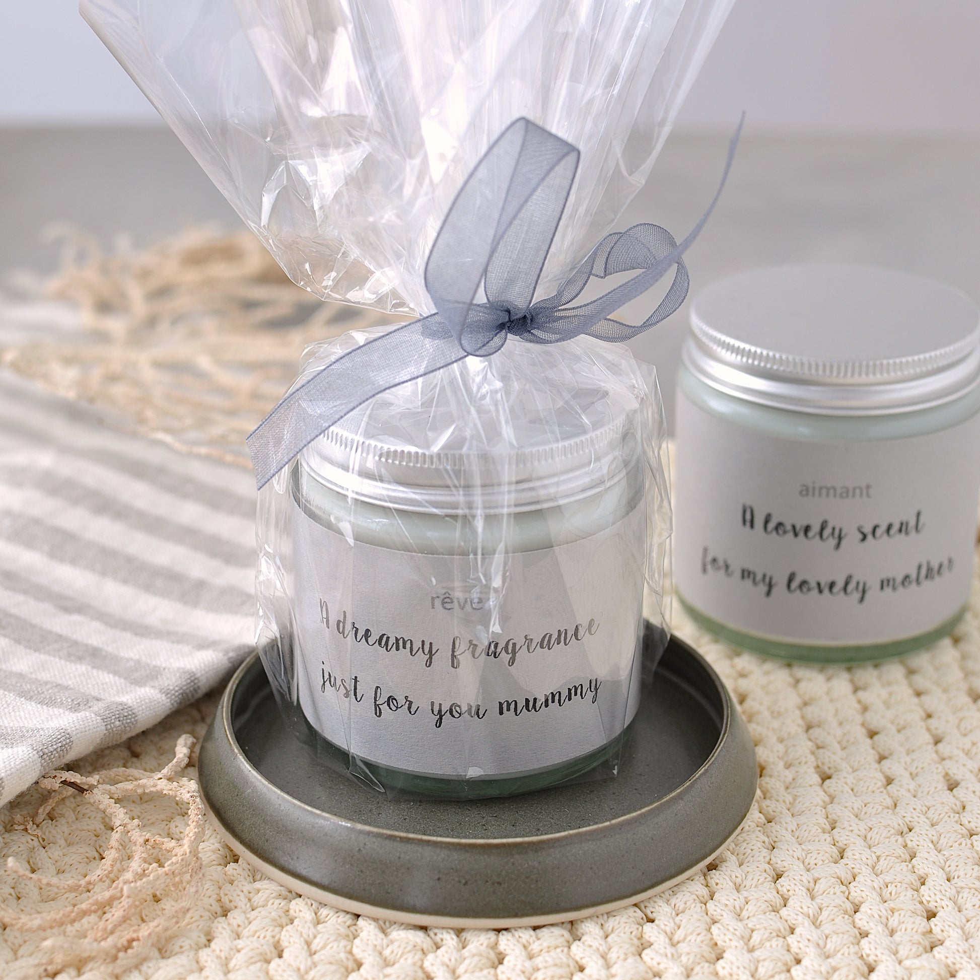 30th Birthday Scented Candle in cellophane