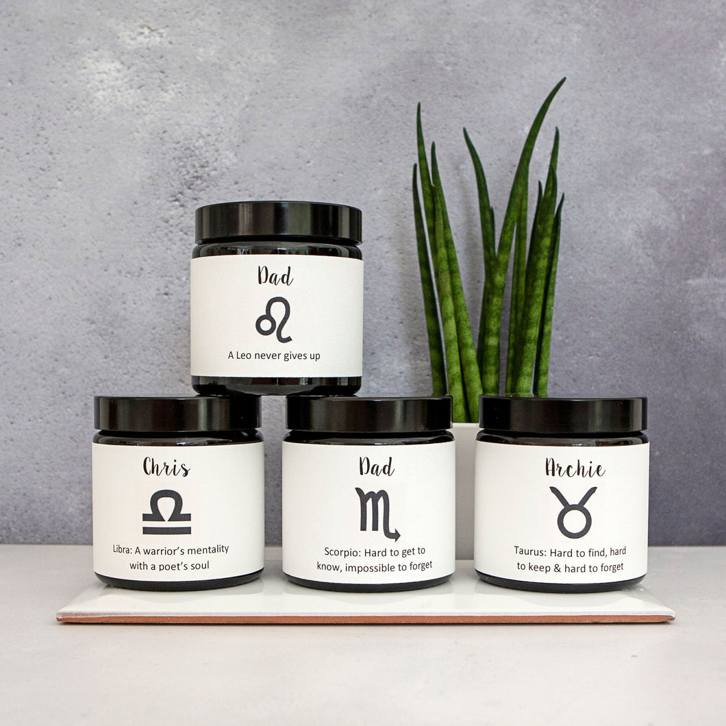 Personalised Zodiac Candle