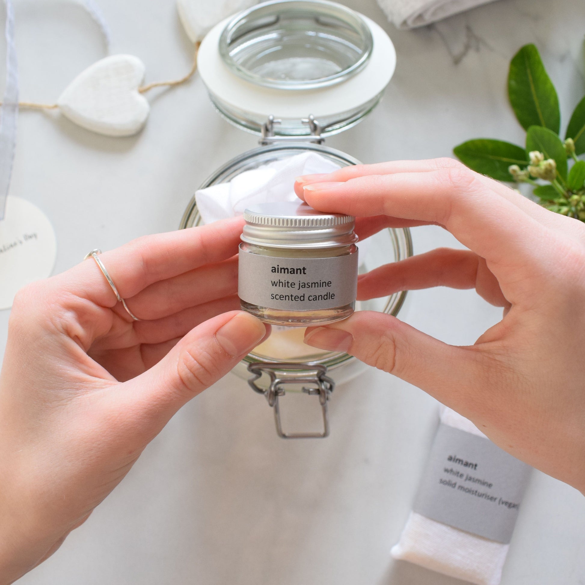 Organic Spa in a Jar Collection candle