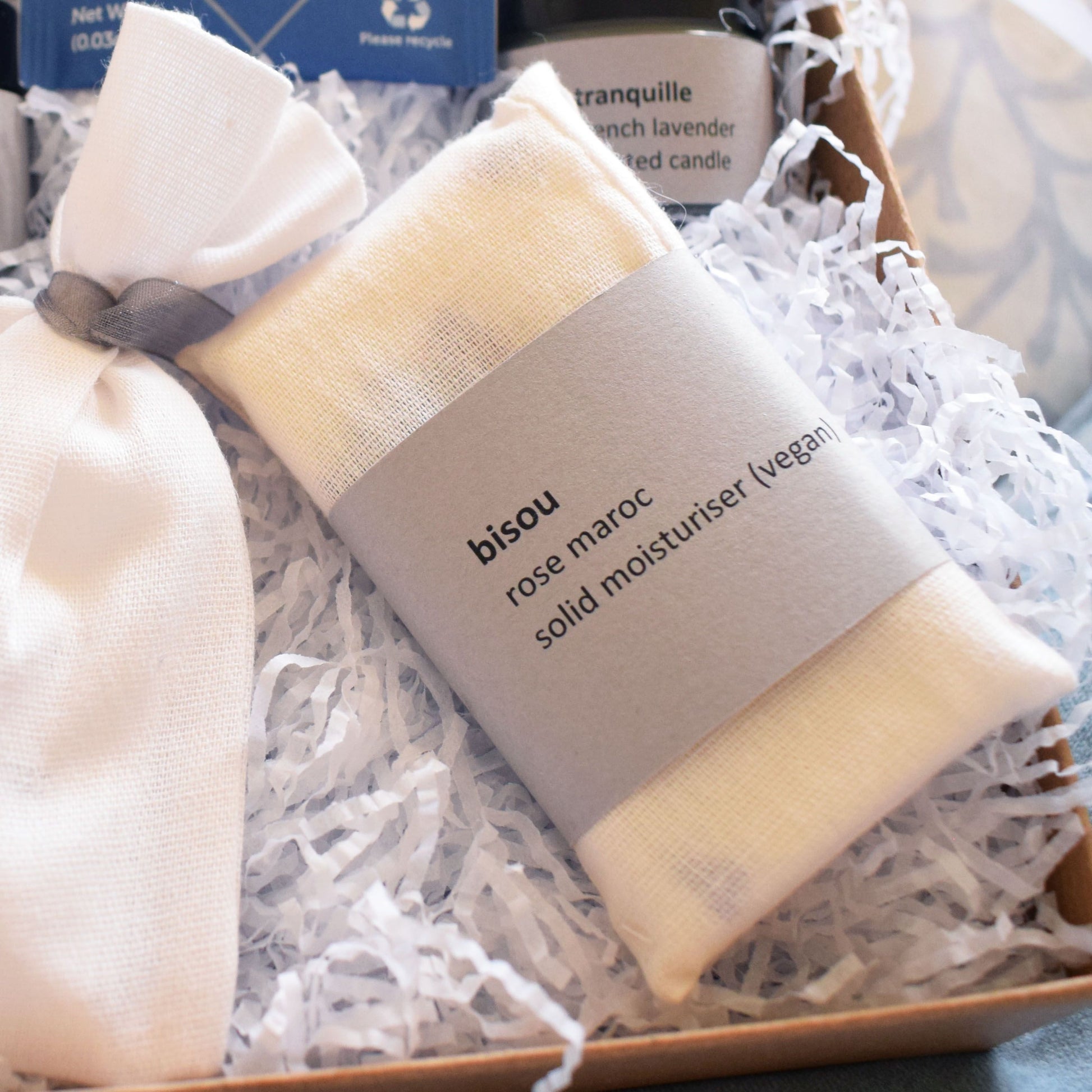 Sustainable Organic Sleep Letterbox Gift Collection vegan solid moisturiser